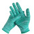 12双夏季条纹薄款尼龙纱线透气工作手套劳保耐磨弹力防晒男女 L码（大号） 蓝色尼龙手套（12双）