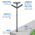 户外景观灯柱太阳能led路灯3.5米小区广场灯室外防水铝型材 01款-3.5米30w-接电款