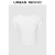 UR2024夏季新款女装时尚休闲系带简约圆领短袖T恤UWL440178 本白 L
