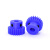 蓝色尼龙齿轮1模15齿-60齿电机凸台齿轮圆柱直齿轮塑料正齿轮 尼龙凸台 1模24齿 孔8