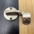 吕航卫生间配件公共厕所指示锁拉丝带拉手不锈钢合金插销门锁K29定制
