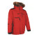 理联 LN-YRF001连帽短款白鸭绒羽绒服冬季保暖工作服 红色 M