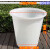加厚级牛筋塑料圆桶大白桶水桶腌菜搅拌桶洗澡桶发酵桶化工桶 150L