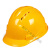 祥利恒三筋ABS高强度安全帽工地施工领导安全头盔建筑工程国标透气加厚 黄色 三筋ABS透气