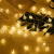 贝工 LED气泡球灯串 暖色 新年春节装饰彩灯串 满天星装饰氛围灯 遥控+USB款6米40灯