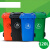 100升120 240L超大号户外垃圾筒工业垃圾桶带盖塑料特大环卫大型 100L带盖(灰蓝绿红备注)