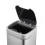兰诗（LAUTEE）LK1055不锈钢垃圾桶智能感应大号带盖防臭异味纸篓卫生桶 25L电池款