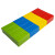 彩色木质特殊长方体模型一年级小学几何数学教具小立方体块正方形榉木积木幼儿园益智玩具 彩色扁形普通长方体红黄蓝绿各5个共20个