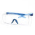 护目镜劳保防飞溅透明防雾防冲击工作镜防护男女眼镜戴近视镜用 3M SF3707ASGAF型（灰色镜片）防护镜(