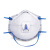 3M口罩活性炭有呼吸阀防空气异味甲醛PM2.5防颗粒物头戴式非独立装 8577CN（10只/盒）