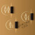 卫生间指示牌男女厕所标志牌带灯洗手间发光标识牌定制免接线充电 A-1款29X11CM接电 1x1cm