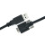 USB3.0A公转Micro-B工业相机数据线 高柔拖链带锁线缆 大恒 灰点 映美精相机连接线 黑色国产高柔线 0.5米