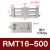 磁耦式无杆气缸RMT16 20 25 32 40-10/150RMTL长行程滑台 RMT16X500S
