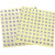 冰禹 BYlj-214 圆形号码连号标签贴 （15张）衣服鞋袜贴纸数字编号贴纸 1-100