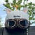 橙央电动车头盔夏季通用男女哈雷半盔防晒轻便可爱复古 灰色小猫-四季 均码