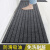 厨房地垫防滑防油可擦免洗地毯防水吸水入户门垫进门门 波浪纹黑灰 50×80+50×180cm[加厚防滑厨房