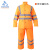 博迪嘉 CN032W 反光雨衣套装 荧光橘红色 S-4XL码可选 （单位：件）