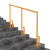 定制适用无障碍老人安全楼梯扶手栏杆室内残疾人走廊台阶楼道护栏把手 长1.2米高85cm(3个立柱）白
