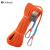 哥尔姆 高空作业安全绳套装 户外安装空调 工地施工作业保险绳12mm RL195 橘色20米