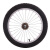 自行车配件车圈总成12/14/16/18/20寸钢圈前后轮铝圈轮组 18寸铝合金圈后轮总成+飞轮