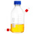 生物补料瓶高硼硅玻璃加料瓶厌氧瓶螺口接口取样瓶生物试剂瓶100/250/500/1 GL45 PBT打孔红盖