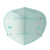 3M9132口罩N95防颗粒防飞沫病菌检查防护独立包装头戴式口罩30只装 浅蓝色