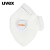 UVEX优唯斯 8733210 FFP2折叠式带呼吸阀防尘口罩 15只/盒 白色口
