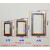 遄运不锈钢标签框铁标牌框卡片标签标牌插铁柜号牌标牌框标签卡槽 中号铁标签框105×60mm