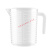塑料量杯 量杯带刻度水壶水筒奶茶店专用烘焙耐高温带盖塑料计量杯JYH 带盖量杯七件套