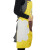 大杨115防泼水围裙 PVC防污耐磨餐厅工作服带擦手布大口袋 厨房肩带式挂脖 黄色 定制