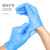 英科医疗 一次性手套合成PVC材质橡胶胶皮防护手套厨房 蓝色100只盒装L码