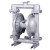 气动隔膜泵QBY-50不锈钢铝合金PP耐腐蚀压污水胶启动水泵 QBY-50PP塑料+特氟龙F24(2寸)