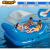 华嘉鑫海上沙滩游泳装备浮排大型水上充气浮床浮岛日光浴水上漂浮码头 43045