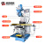定制适用台湾丰堡炮塔铣床m4号立卧式两用数控摇臂5号高精密 5号万能摇臂炮塔铣床