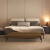 彼梵（BIFAN）现代简约双人床 意式极简风格设计师婚床 PARK 轻奢主卧室皮艺床 进口皮料-V级+布料【1.8米】 BF11-BED-PARK