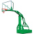 户外篮球架成人训练标准学校篮球框移动式成年篮球架家用室外 220mm蓝色圆管地埋加强型/只 国家标准