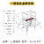 上海铝合金脚手架8米9米直爬梯斜梯移动式单宽快装架人字梯折叠 斜梯款4米平台两层全套