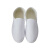 立采  白帆布舒适软底透气工作劳保鞋 白色加绒 38 