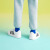 阿迪达斯 （adidas）「T头鞋」VL COURT魔术贴板鞋小白鞋男小童adidas轻运动 白色/黑色 28码 165mm