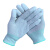 YHGFEE手套男女碳纤维透气尼龙薄电子厂专用装机防护无尘作业劳保 碳纤维手套涂掌（20双） L