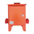 建筑工地手提式临时用电三级配电箱户外防雨橘红 桔红色