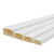 汉河PVC明装线槽白色工地家装线路 广式平面明装明线压线槽 2m/根 一米价格 起订量10米 60*22mm
