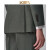 KEA男士西服套装意式果绿色肌理纹商务休闲牛角扣西装修身外套 果绿色 165/84A(44A)