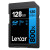 雷克沙128g存储卡相机sd卡 4K高速U3单反相机摄像机大卡800x 黑色 128GB