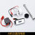 定制小便池感应器陶瓷感应器电磁阀电池盒感应器6v电源 乳白色 ABS阀电池款A