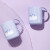 茶花（CHAHUA）漱口杯塑料套装情侣牙刷杯创意杯子儿童洗漱杯牙杯牙缸刷牙杯 蓝色1个