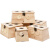 艾灸盒木制随身灸艾条熏盒通用温灸器家用家庭式全身橡木炙盒 橡木三孔艾灸盒