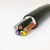 国标RVV电缆护套线2 /3芯1.5/2.5/4/6平方铜芯三相四线电源线 黑色 10米起拍 2芯4平方毫米