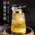 天喜（TIANXI）锤纹飘逸杯 耐热玻璃泡茶壶茶具煮茶器茶水分离杯花茶壶 1000ml