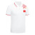 SPORTSDAY海澜之家国家队运动衫男女翻领团体恤运动服子 白色 120